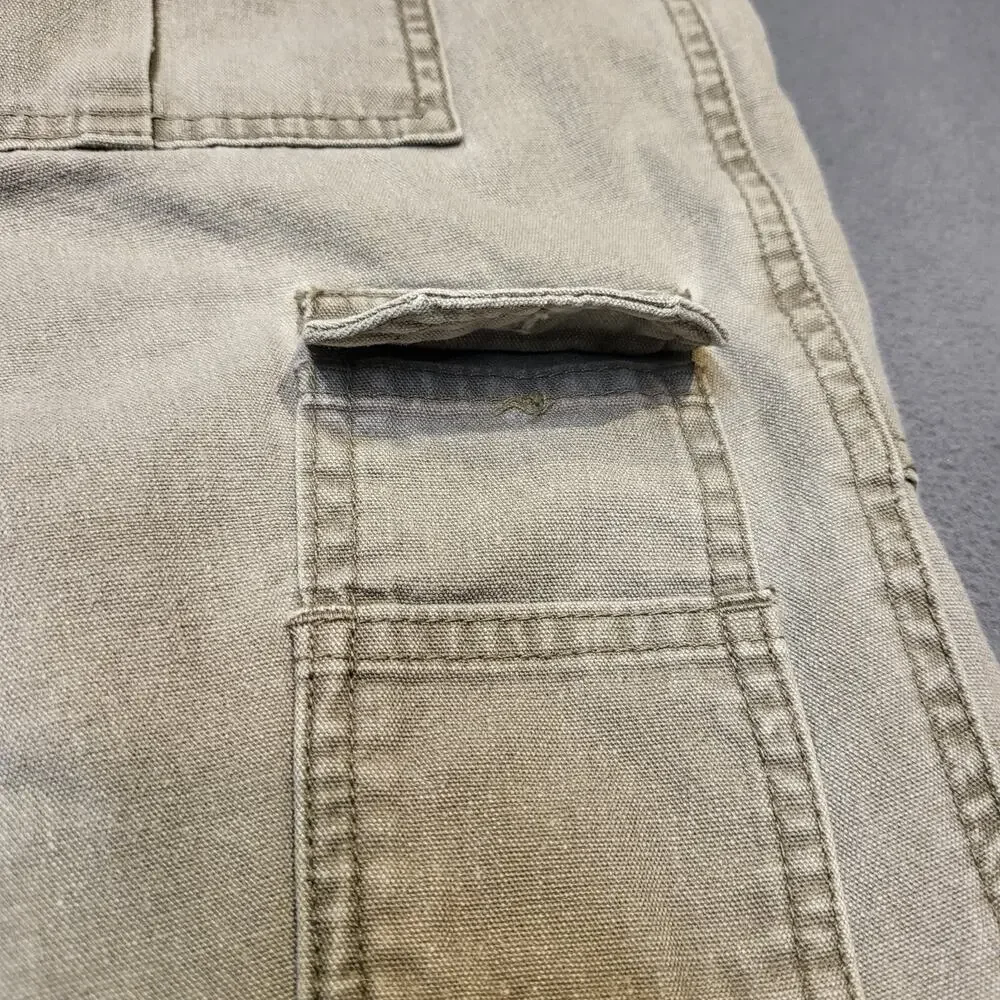 Bimini Bay Pants Mens 36x30 Beige Straight Leg Distressed